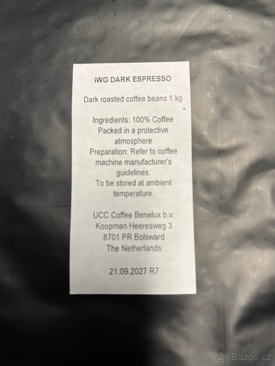 IWG Espresso dark zrnková káva 1kg - 2