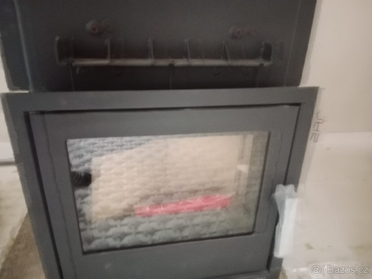 Teplovodní krbová vložka, akumulační nádrž - 2