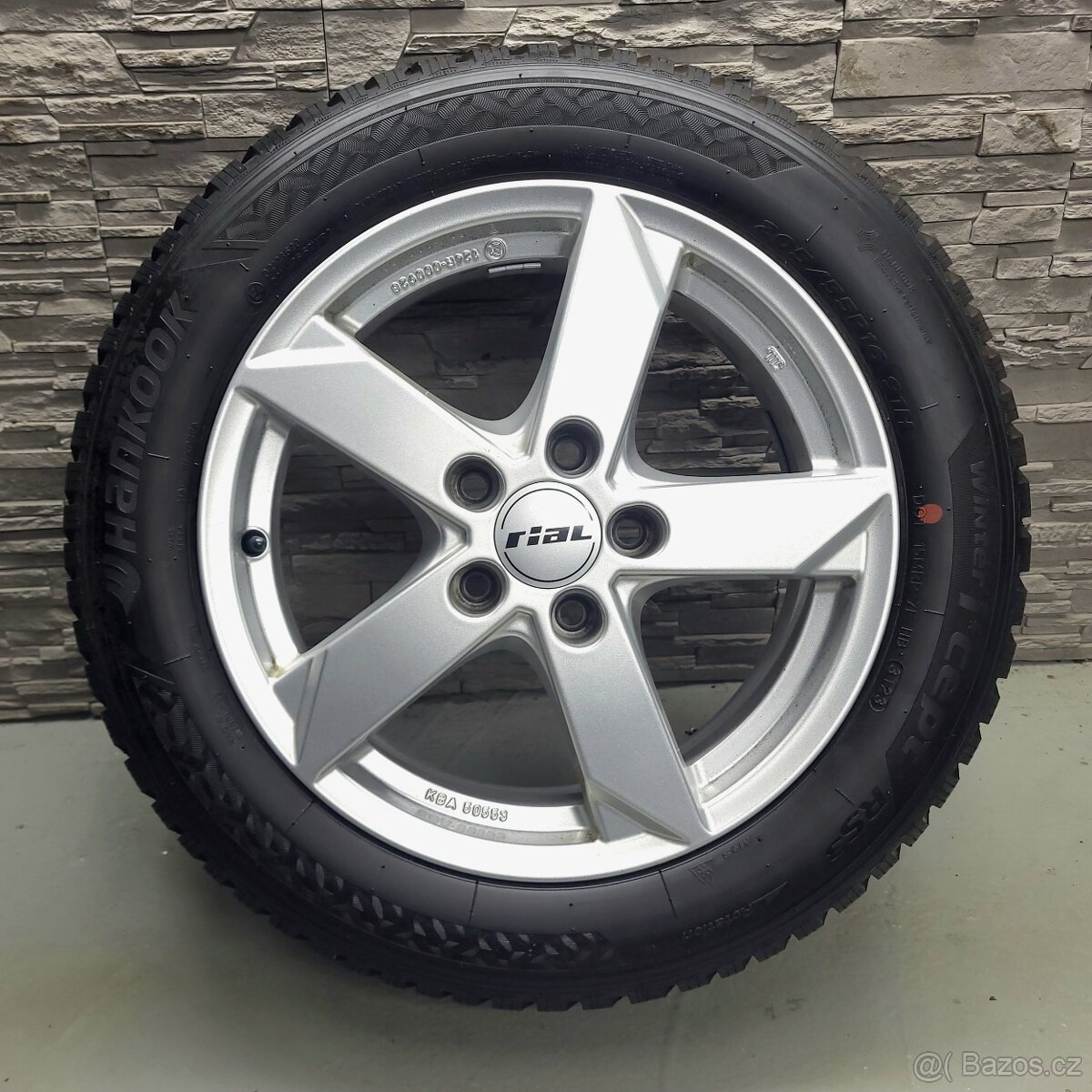 16" Alu kola Rial 5x112 zimní pneu 7,5mm - 2