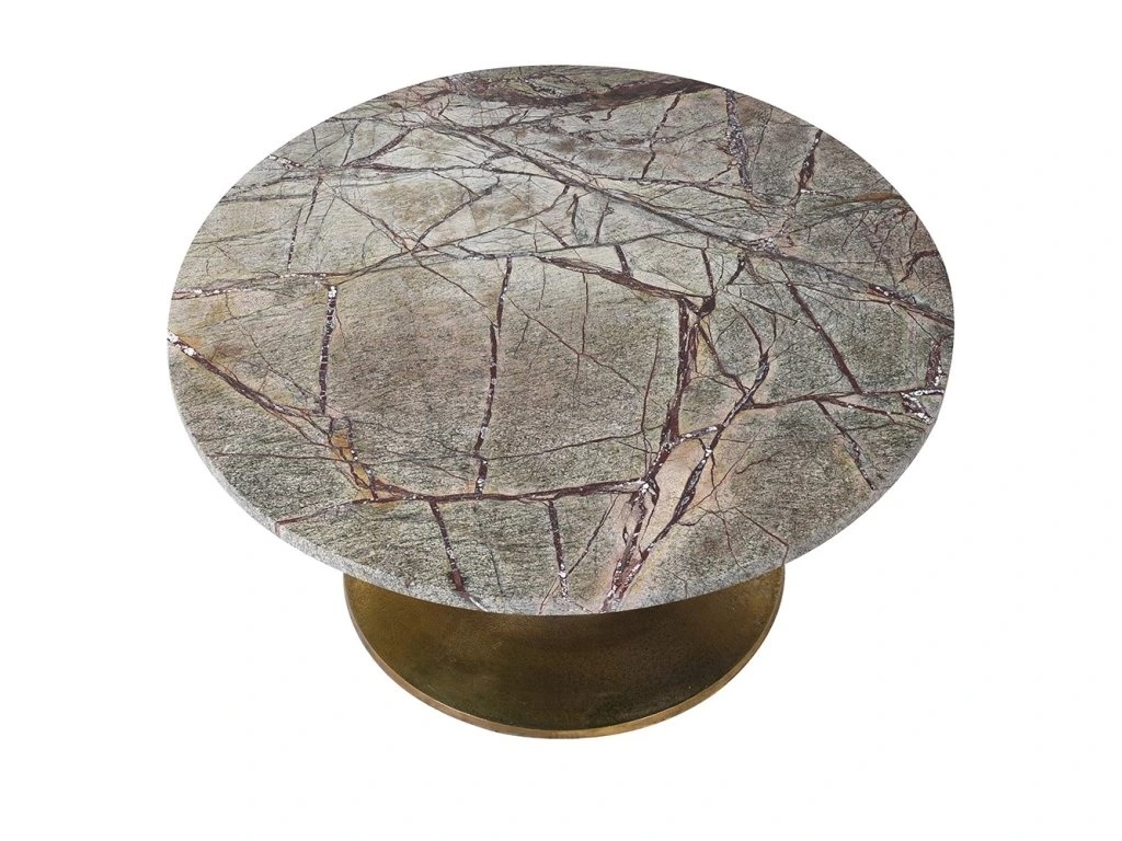 Moderní kulatý konferenční stolek – Ø 75 cm – nový - 2