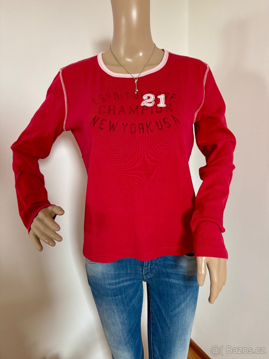 Triko s dlouhým rukávem Esprit velikost L - 2