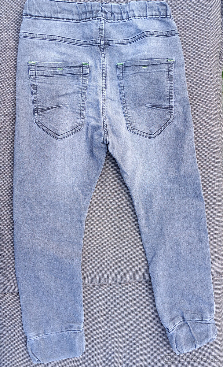 chlapecké rifle/džíny - vel. 140 - zn. Reserved - 2