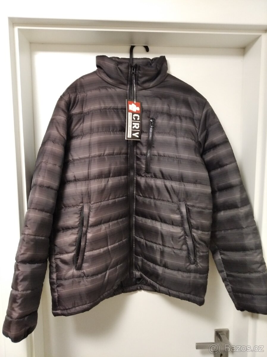 Pánská prošívaná zimní bunda, vel. L - 2