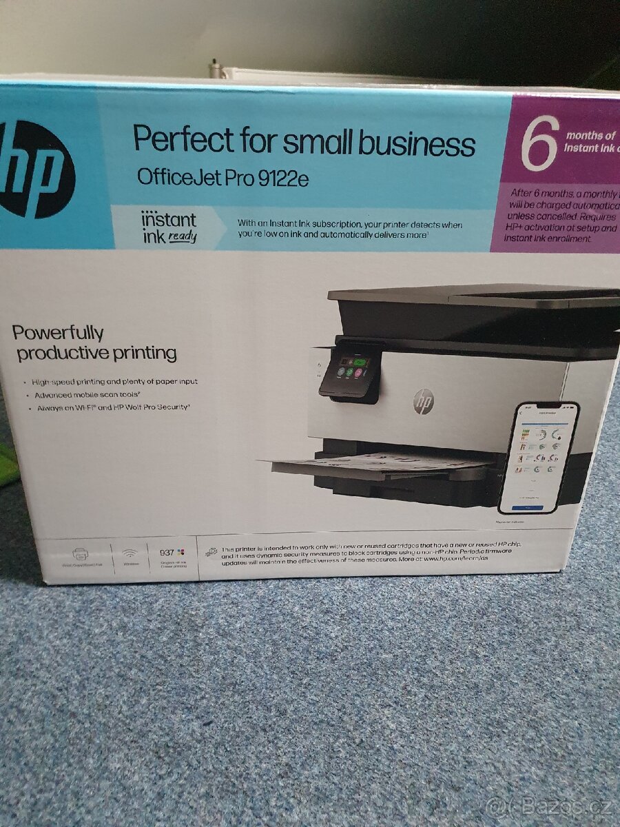 Nová Multifunkční Tiskárna HP OfficeJet Pro 9122e - 2