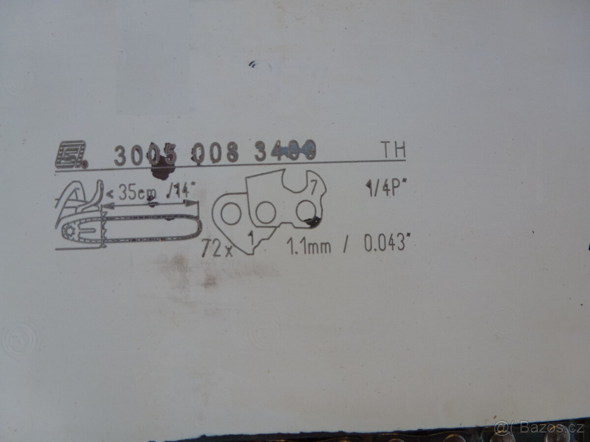Stihl 1/4" 1.1mm 35cm + řetěz - 2