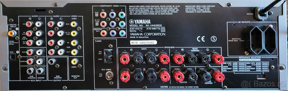 AV receiver Yamaha RX-V440 RDS - 2