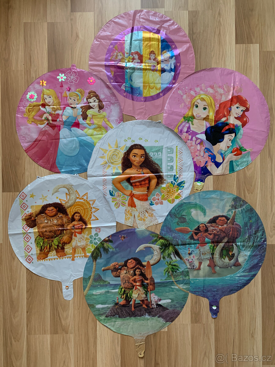 Balonek Princezny/Moana/Frozen/Barbie - 2