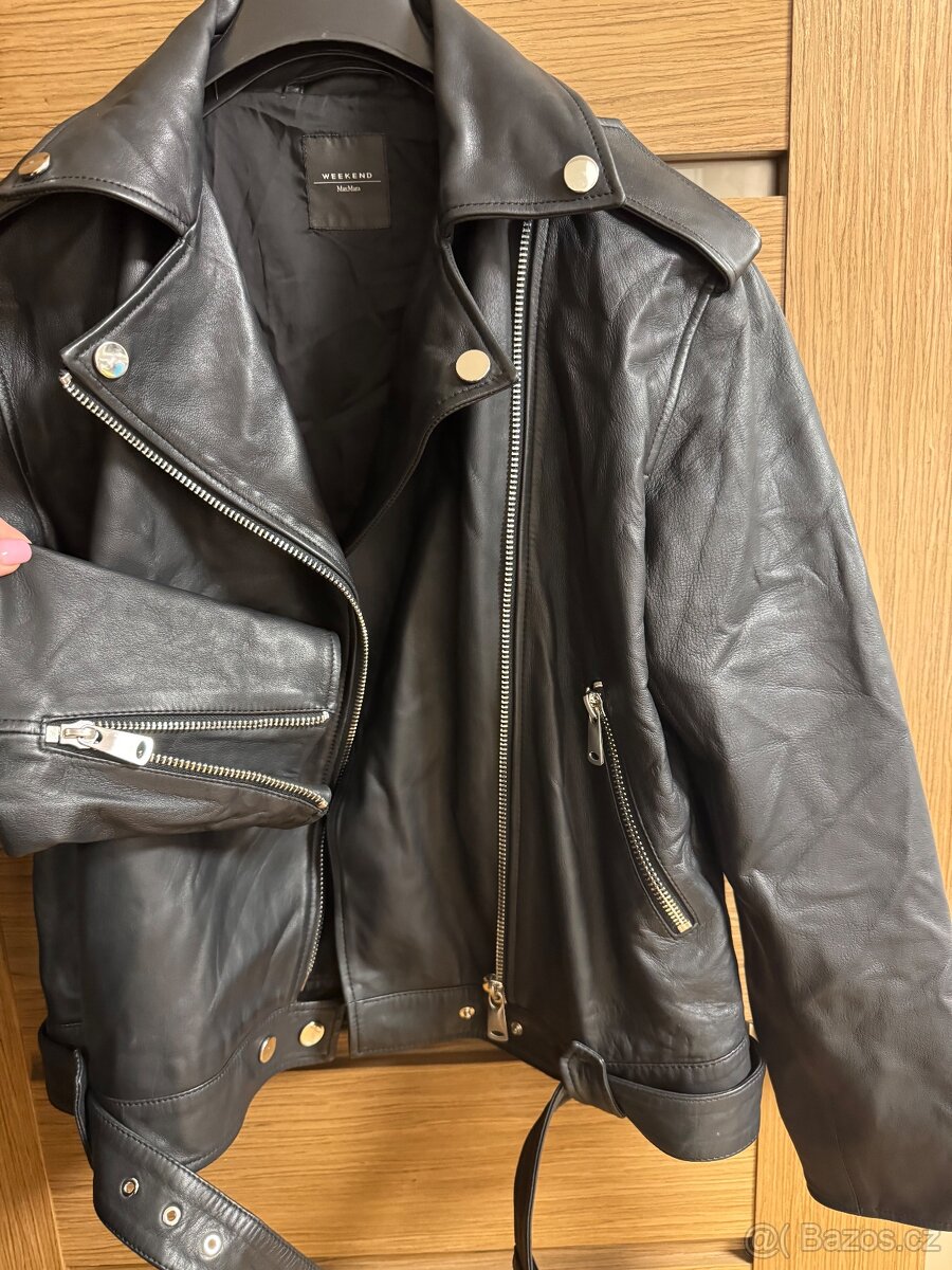 Kožená bunda zn.Max Mara , vel.M/L. - 2