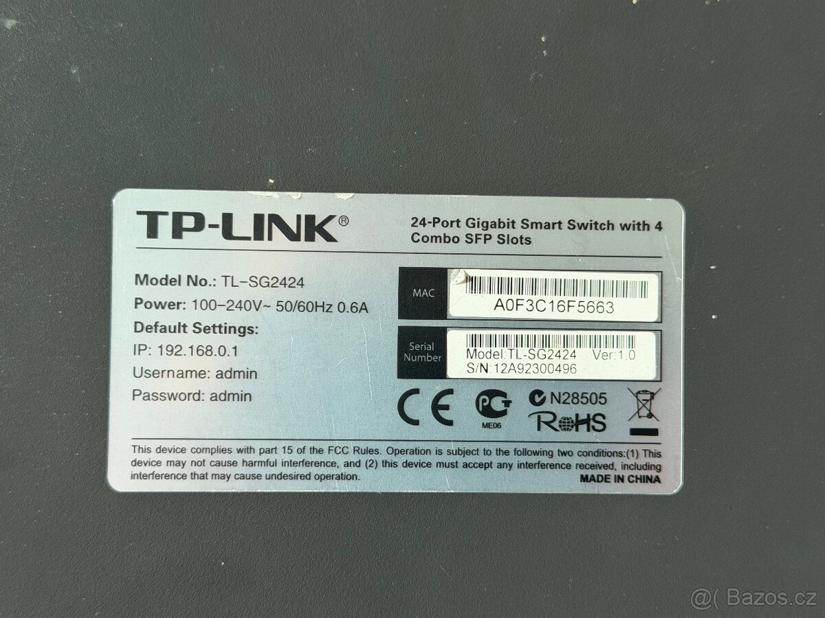 TP-Link TL-SG2424 spravovatelný Smart switch - 2
