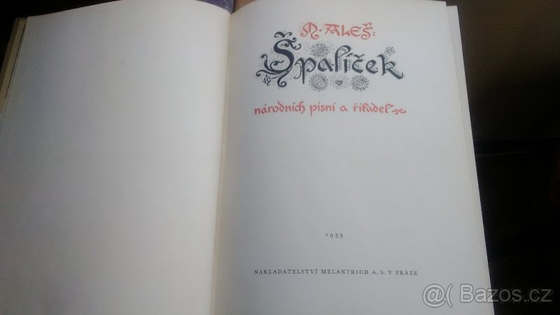 Špalíček : Mikoláš Aleš 1939 - 2