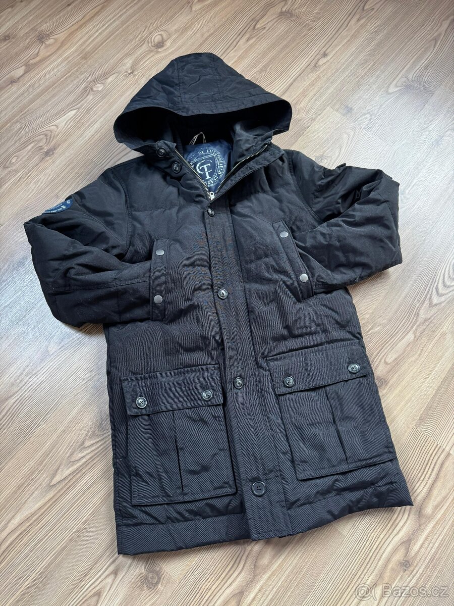 Kvalitní zimní pánský kabát dánské zn. Cottonfield vel. S - 2