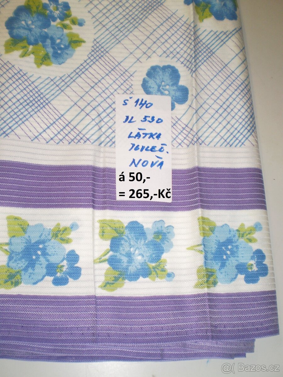 látka - metráž - na povlečení - BA ++ NOVA++š.140/530 m - 2
