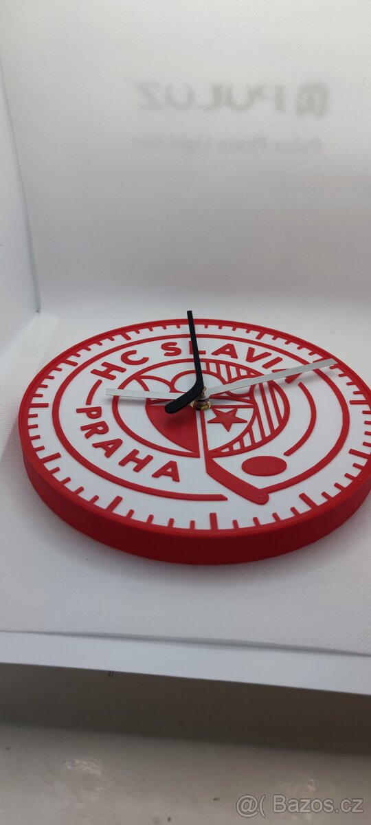 Prodám nové hodiny HC Slavia Praha. - 2