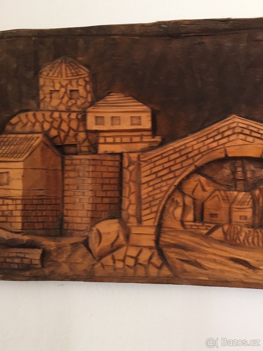 OBRAZ - DŘEVO ŘEZBA - 2