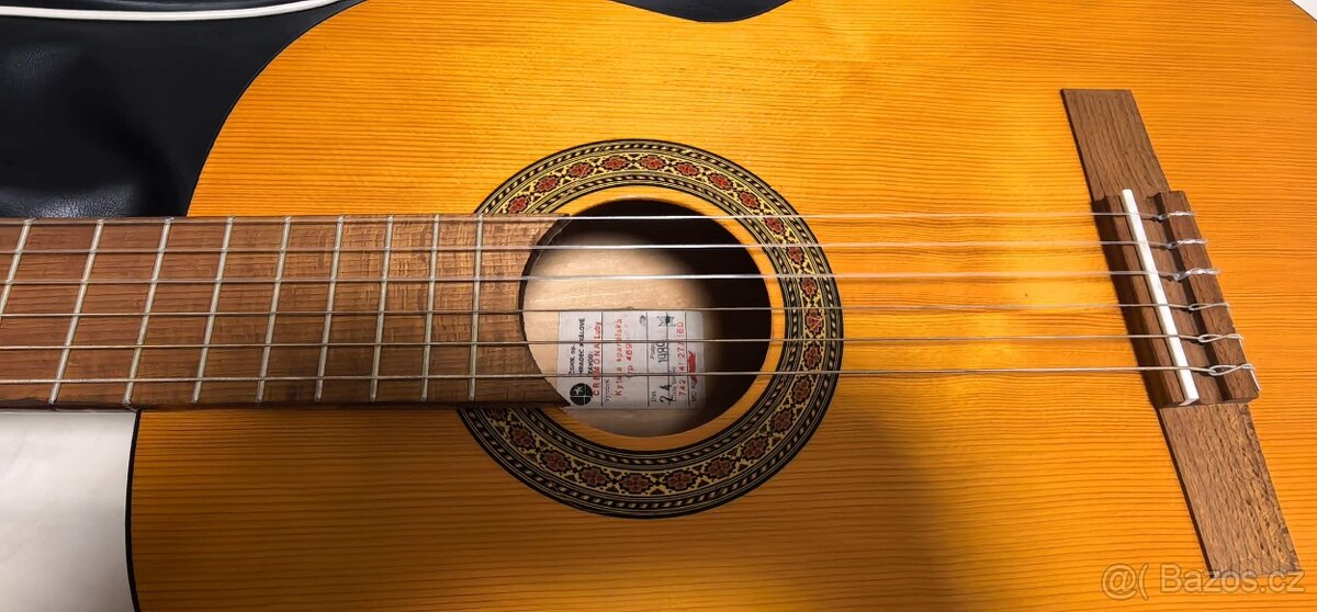 kytara s koženou taškou - 2