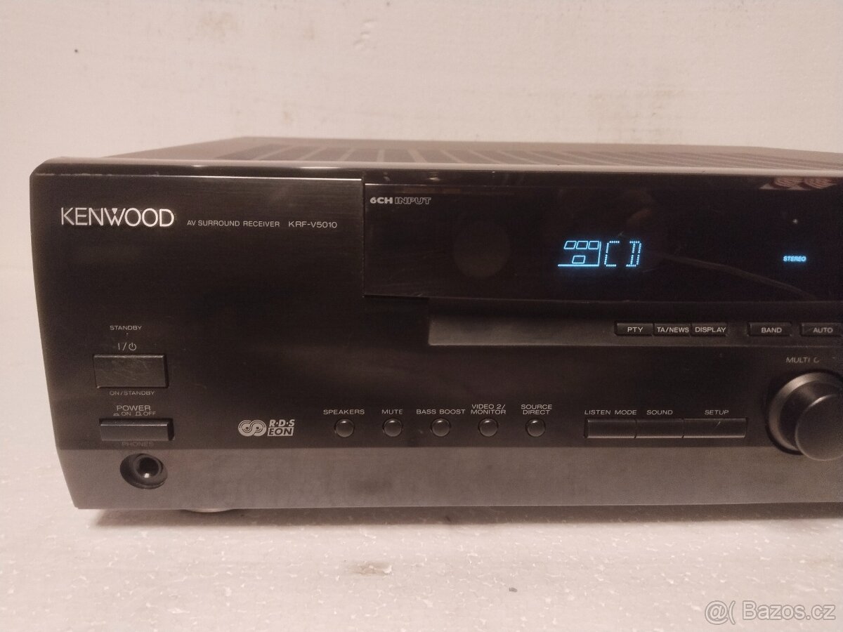 Kenwood KRF-V5010 Audio-video prostorový přijímač (1998) - 2