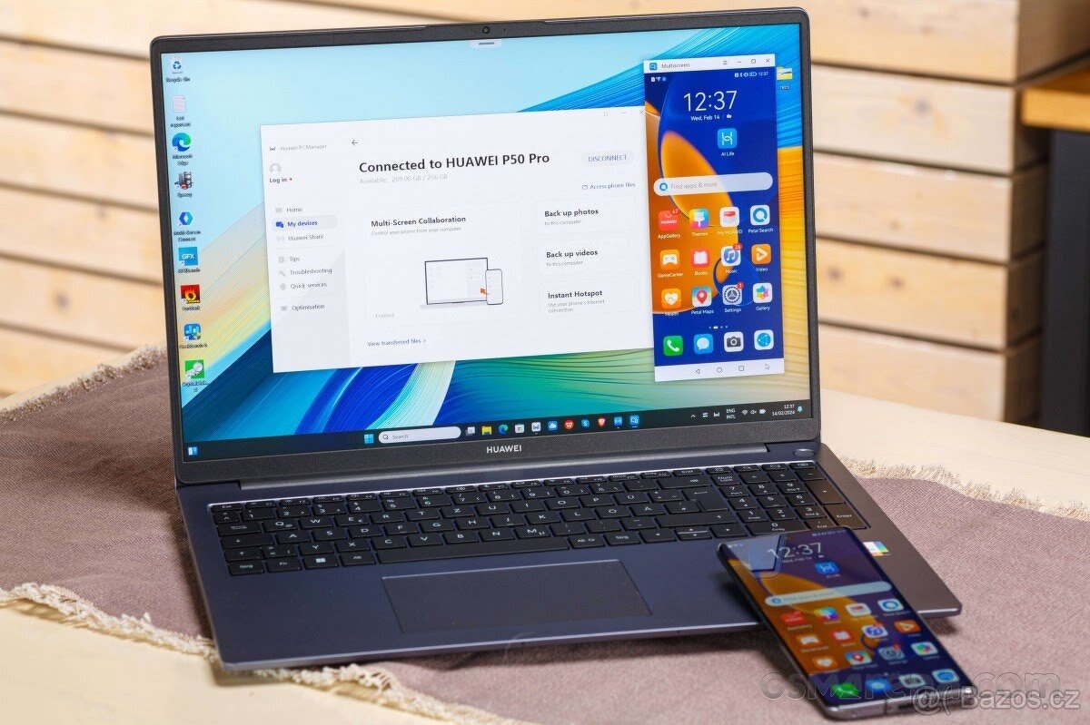 NOVÝ (nerozbalený) Huawei MateBook D16 2024 - 1 rok záruka - 2