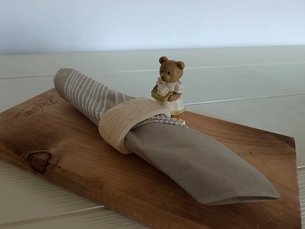 Luxusní kroužky na ubrousky s medvídky - 2