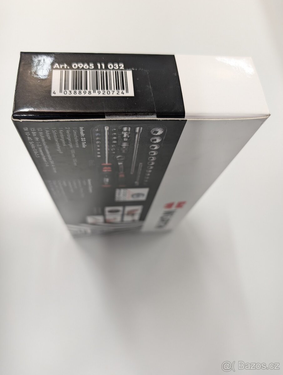 WÜRTH Gola sada s ráčnou 1/4", 33 ks - 2