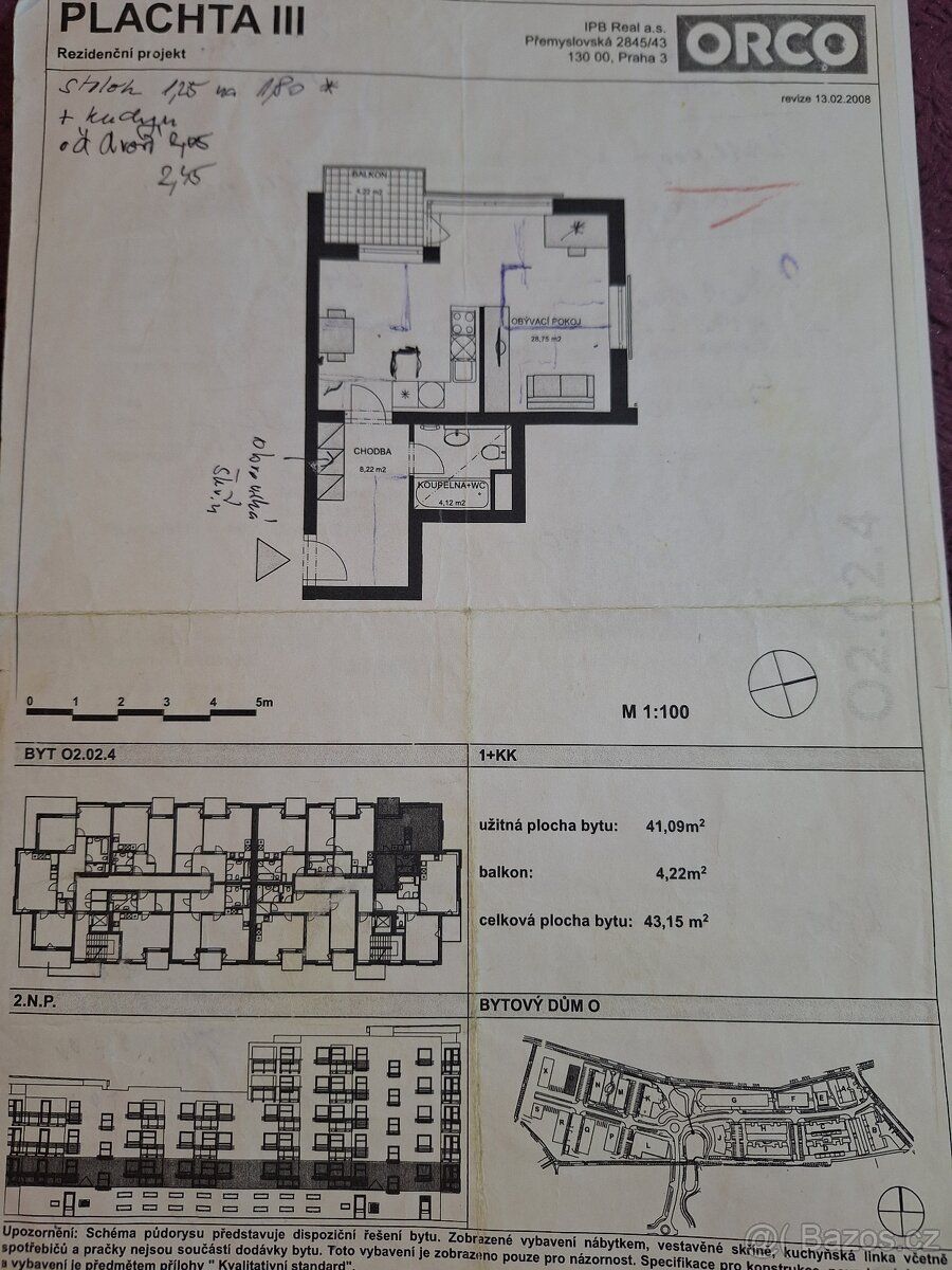 Prodam byt v malsovicich ul rybova kolaudace 2009 - 2