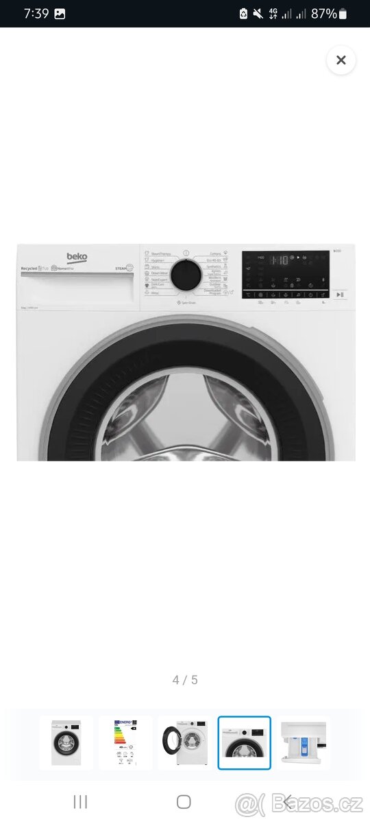 Parní pračka becko - 2