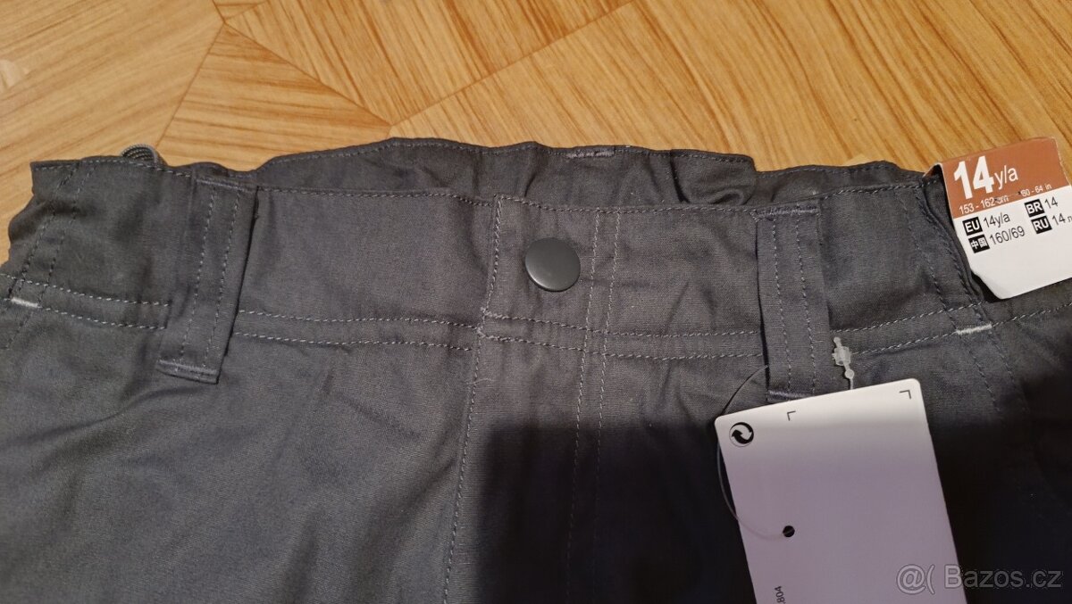 Tmavě šedé vyteplené kapsáče 162 - 2