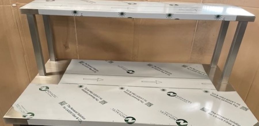 Nerezový stůl, pojízdný - 2