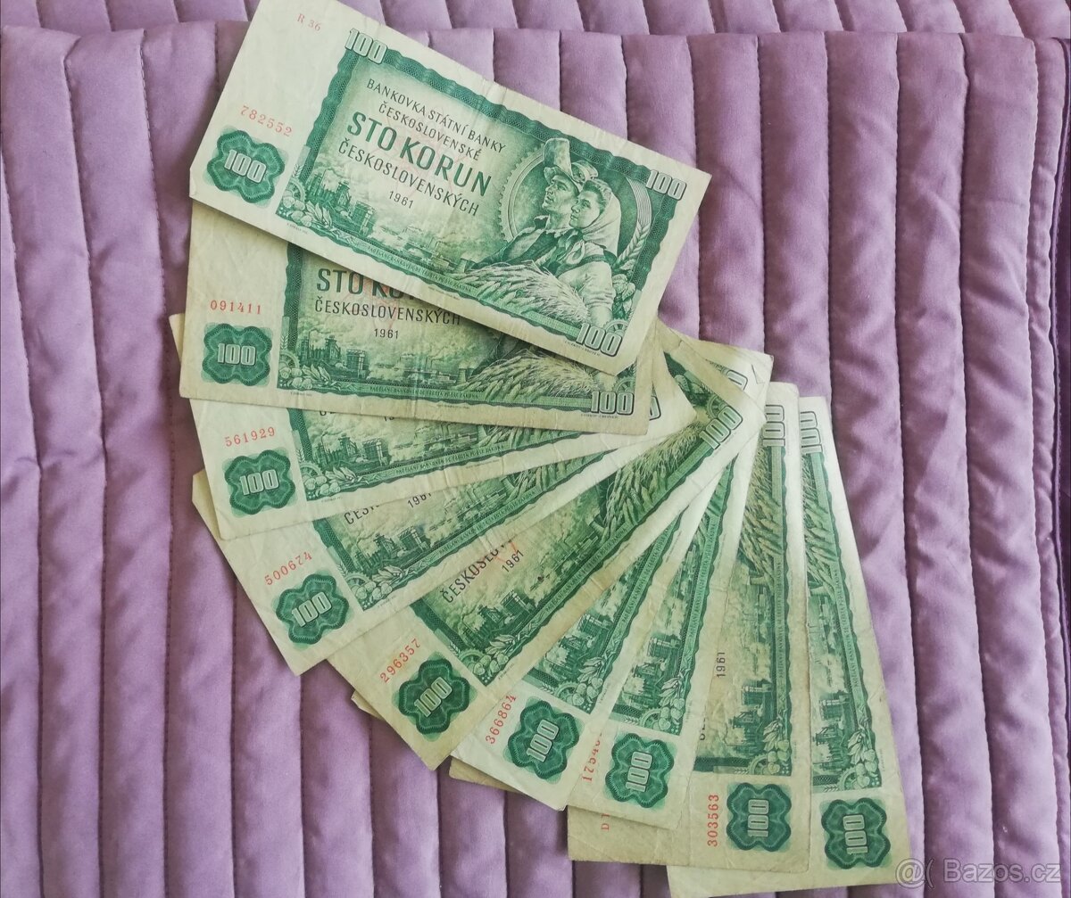 100 korunáčky 1961 - 2