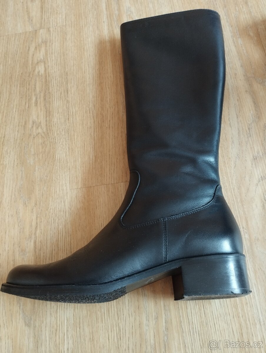 Kožené kozačky- lýtko XS - 2