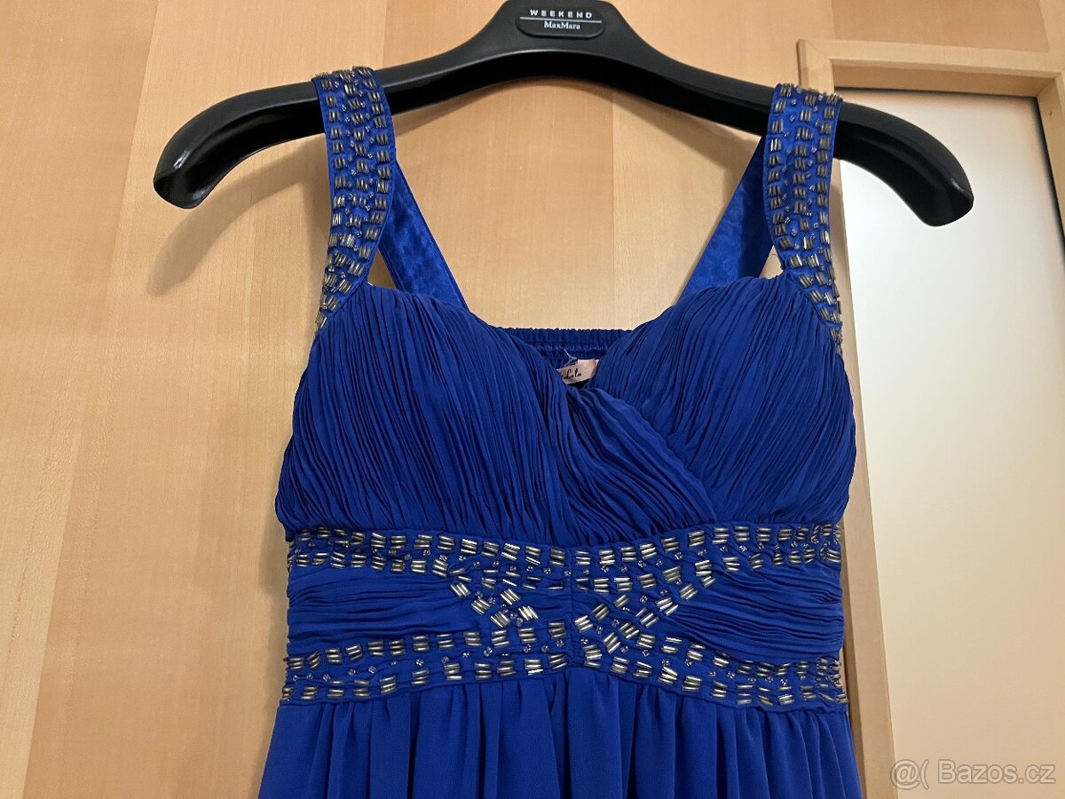 Modré plesové / maturitní šaty - 2