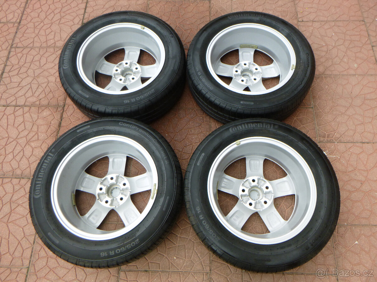 Letní sada alu disky originál Nissan 5x114,3 6,5Jx16 ET40 - 2