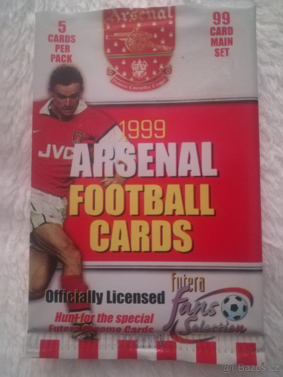 VINTAGE packy ARSENAL Football z 1999 - 2