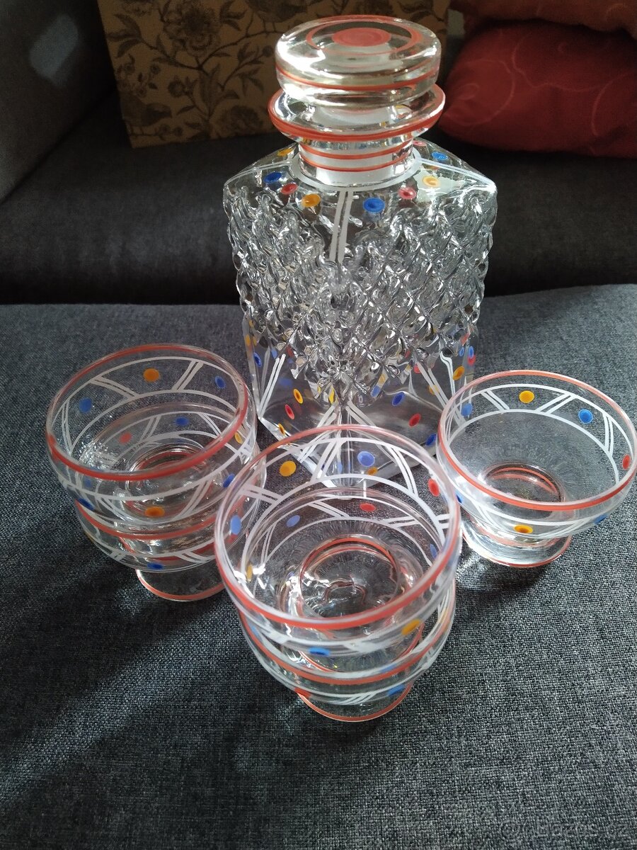 Malované staré sklo - 2