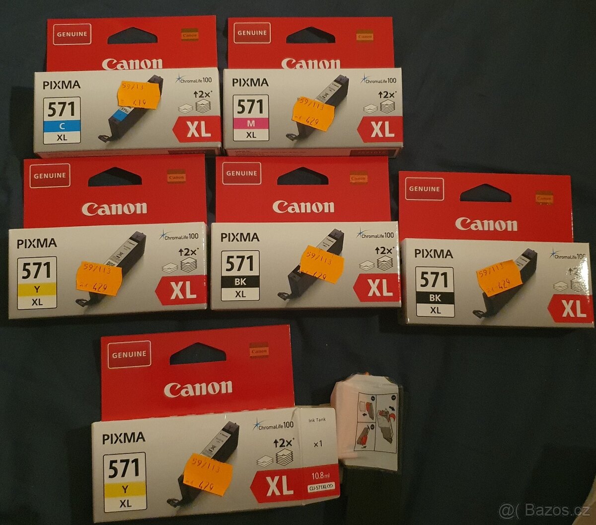 Tonery 571 XL do tiskárny Canon - 2