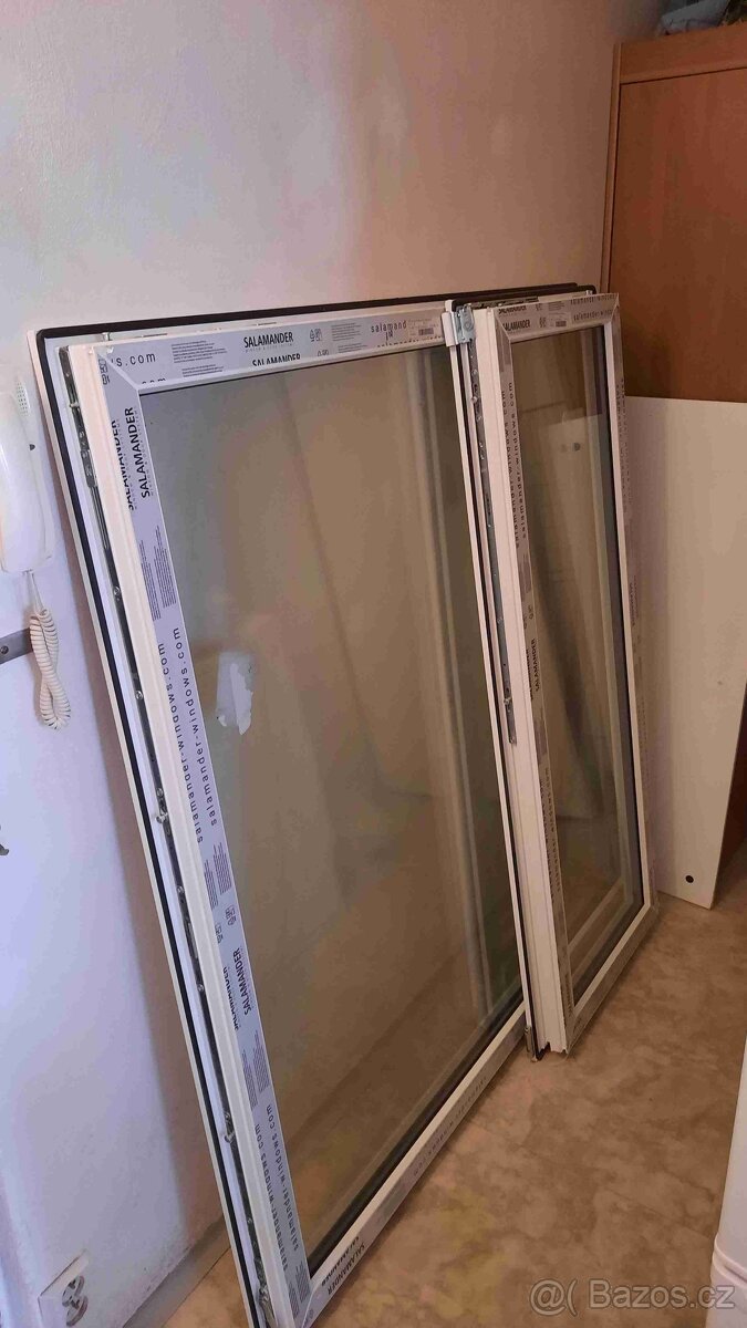 NOVÉ Plastové okno VEKRA bílé - šířka: 2120 x výška: 1565mm - 2