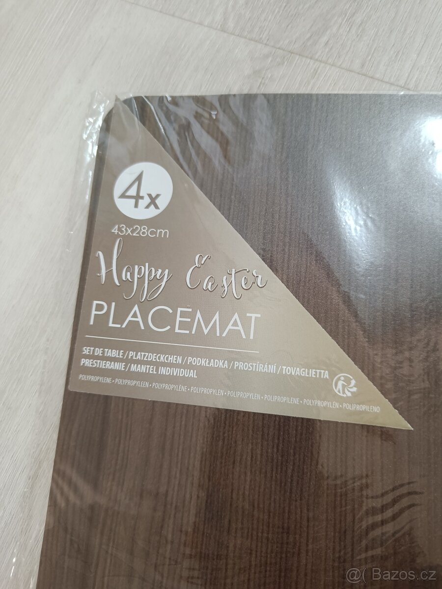 Velikonoční prostírání - 4 ks - nové, nerozbalené - 2