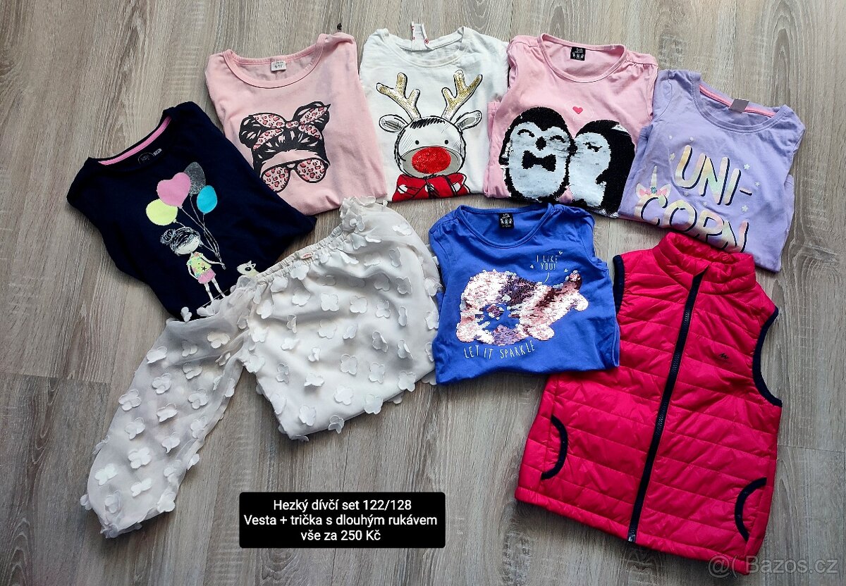Sety oblečení pro holčičku 122/128 - 2