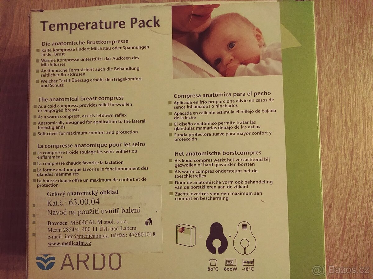 Ardo ThermoPack gelový anatomický obklad - NOVÝ - 2
