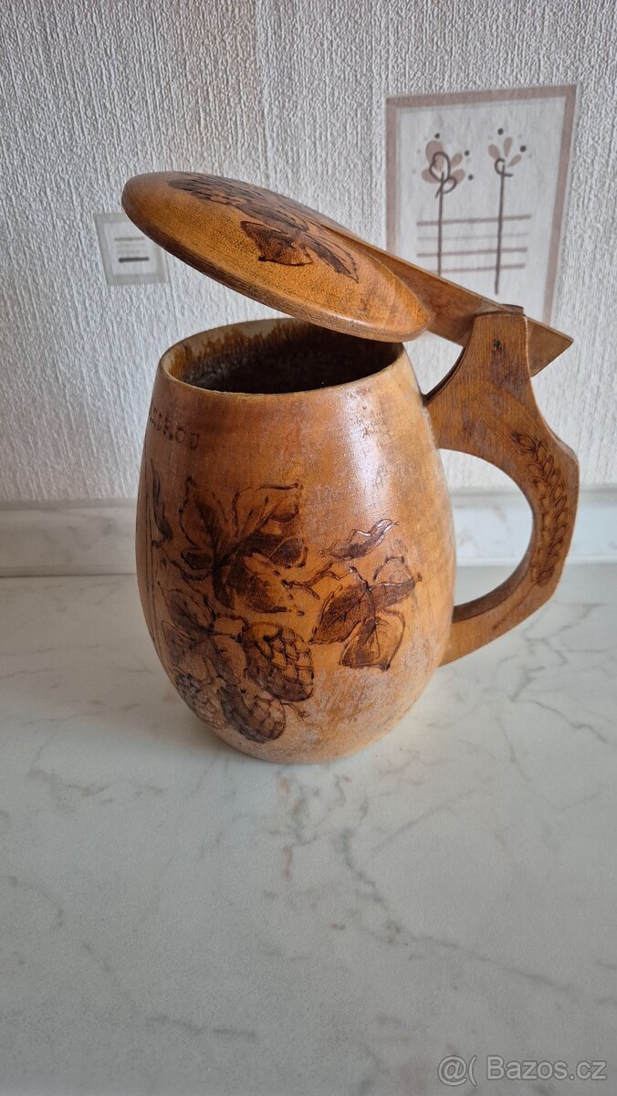 Dřevěný korbel - 2