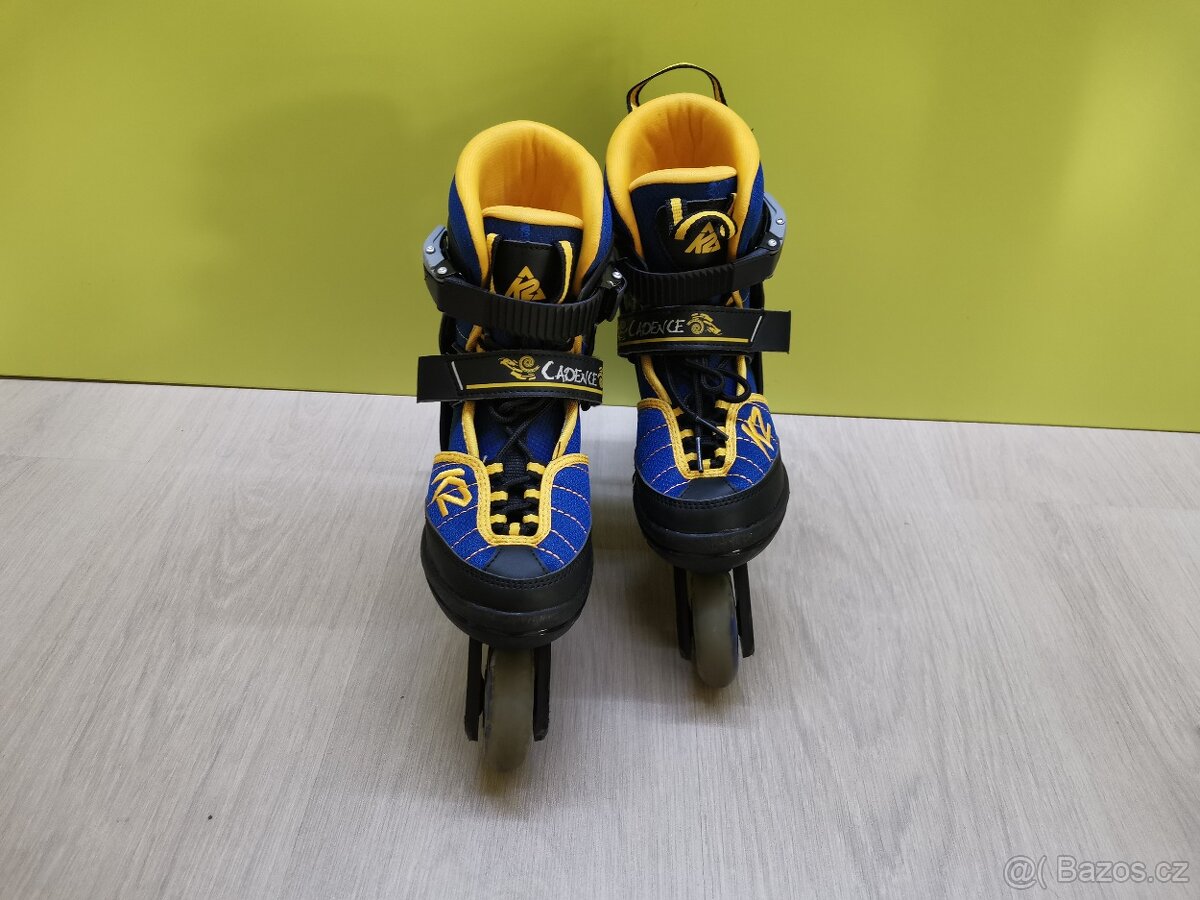 dětské inline brusle K2 nastavitelná vel. 29-34 - 2
