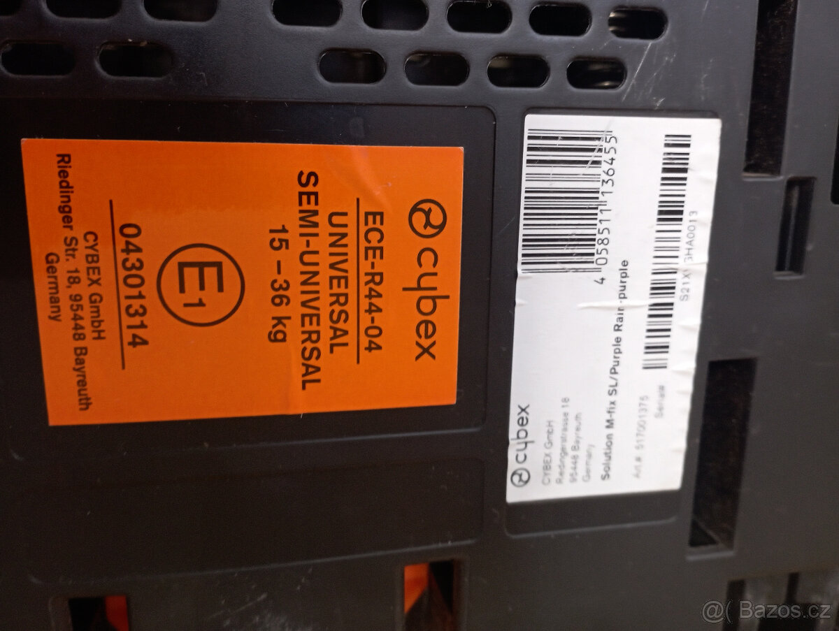 Autosedačka Cybex Solution M-FIX SL 15-36 kg - 2