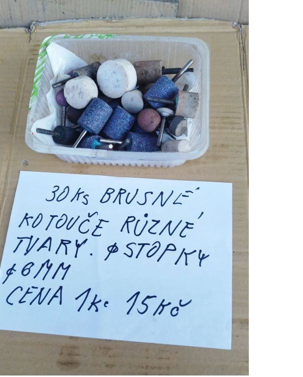 Brusné kotouče Ø stopky 6mm - 30 ks - 2