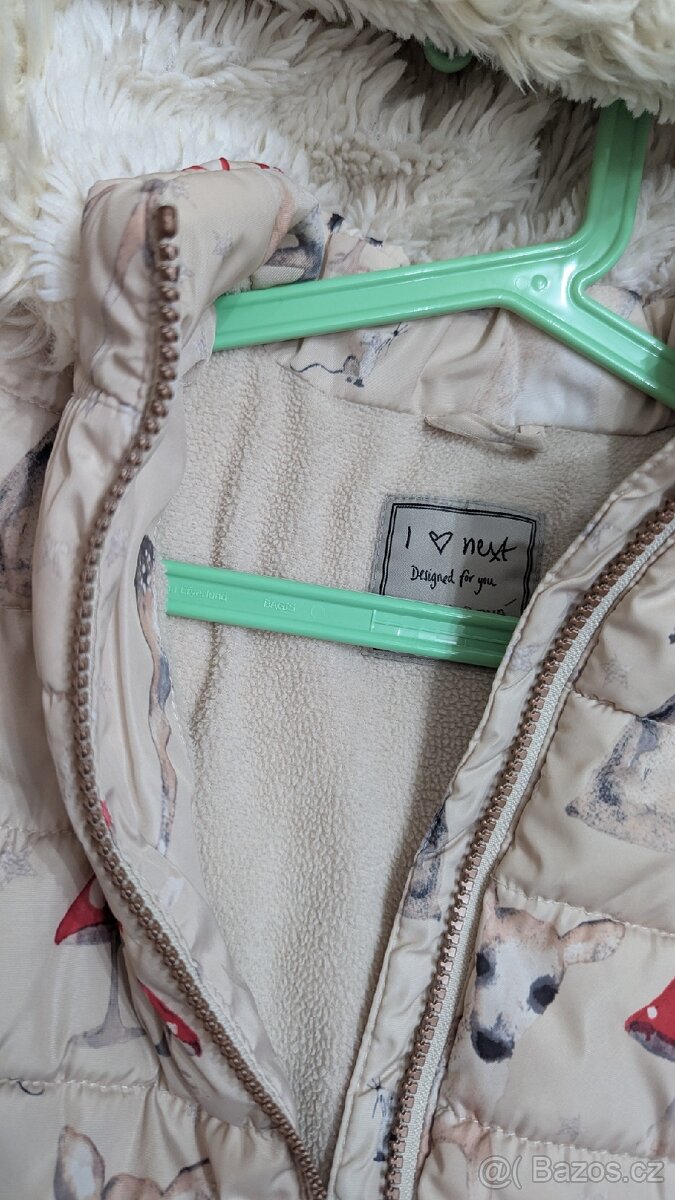 Dívčí zimní bunda next vel.92 - 2
