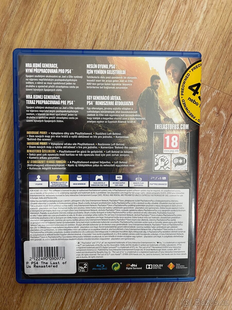 PS4 The Last Of US Remastered - 2