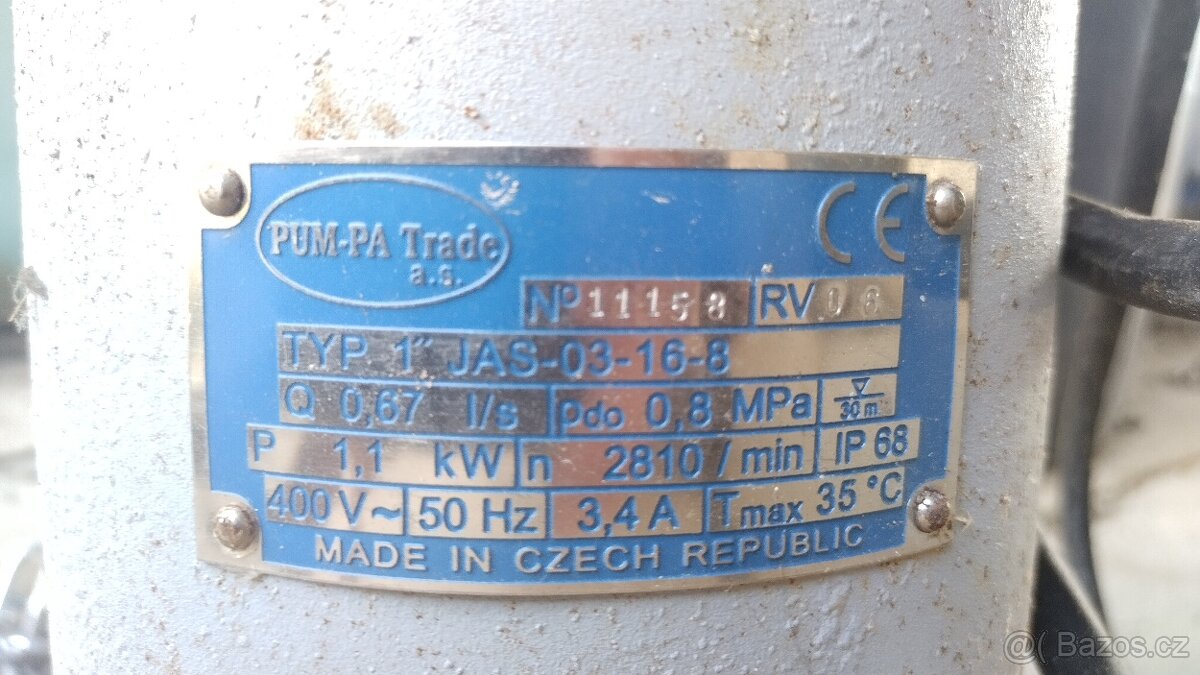 Čerpadlo do studny nebo do vrtu - 2