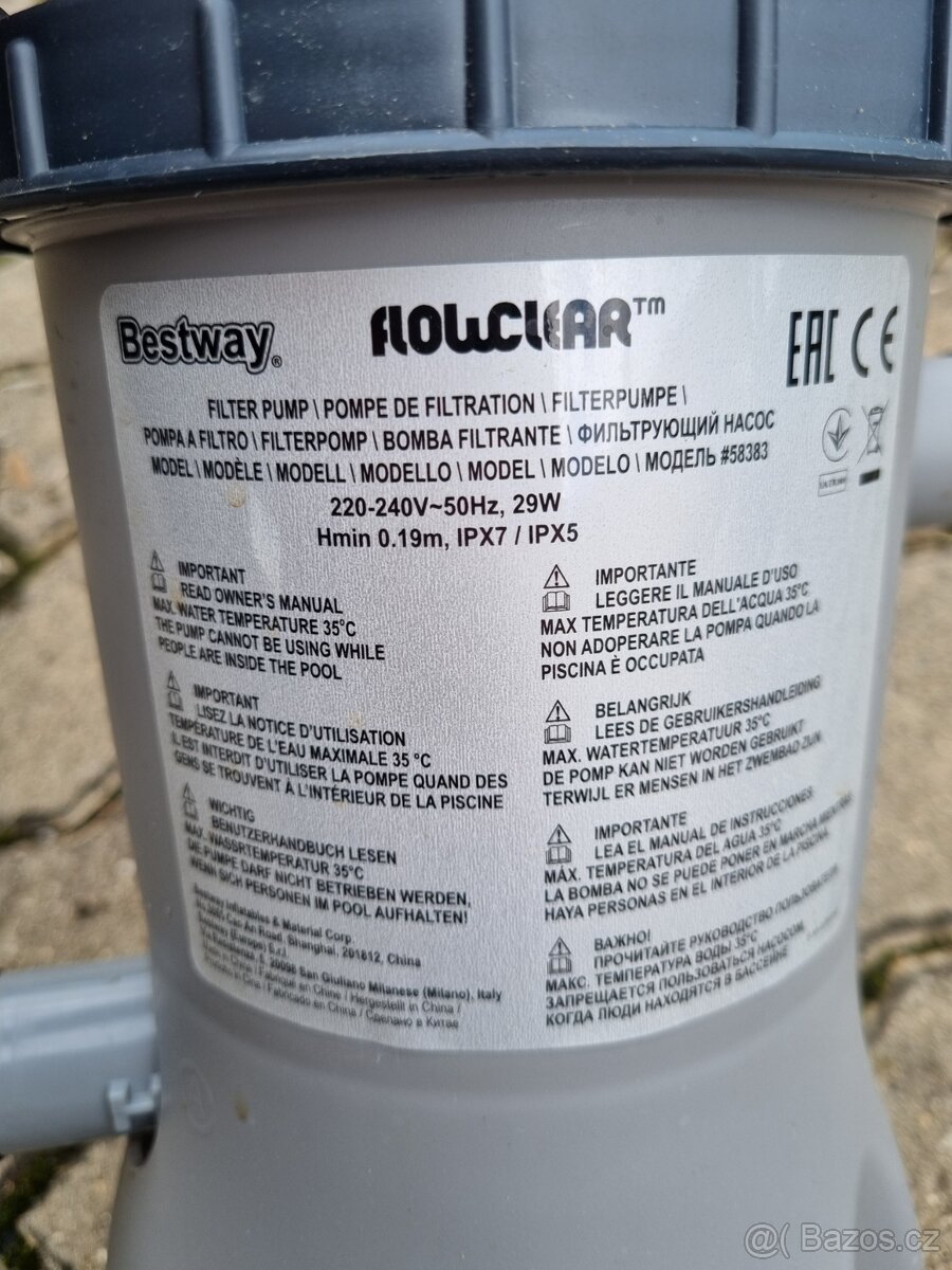 kartušová filtrace bestway - 2