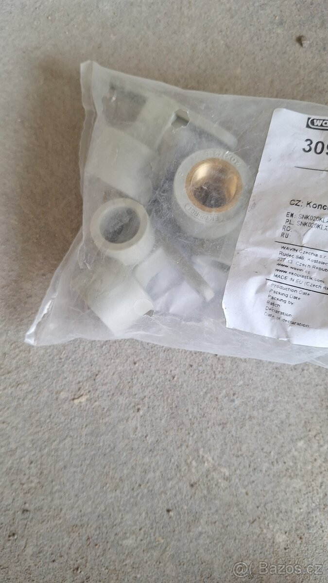 Koleno koncové nástěnné Wavin Ekoplastik PPR-CT d20 x 1/2˝ - 2