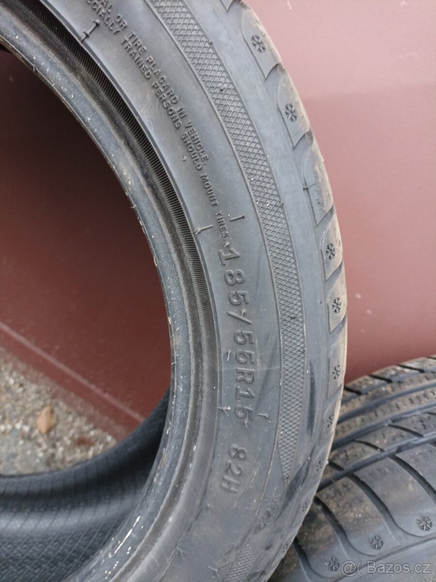 185/55r15 zimní pneu tomket - 2