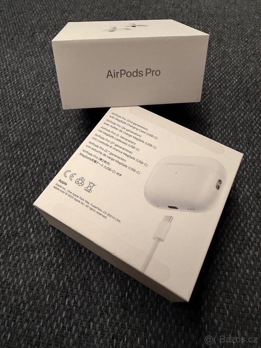 Sluchátka Apple AirPods PRO 2. generace rok 2024 - 2
