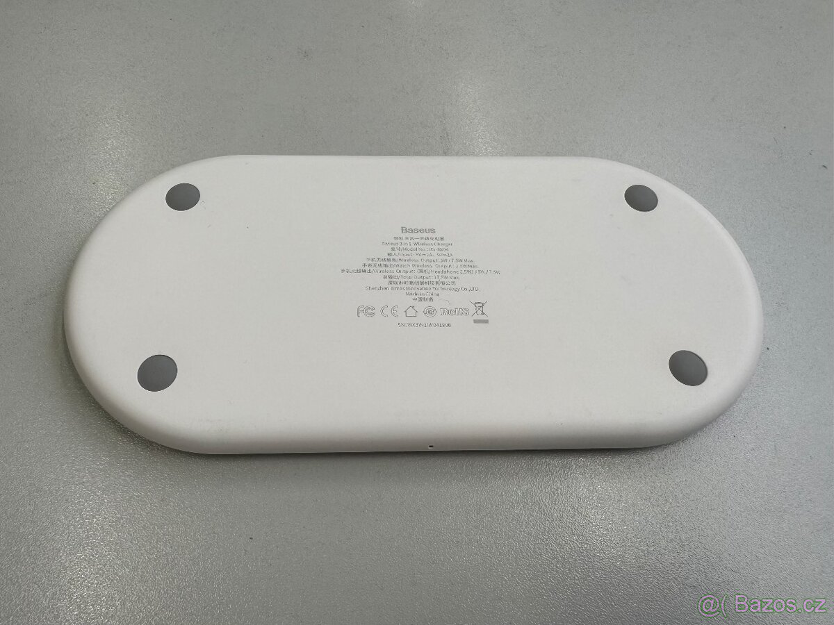 Bezdrátová nabíječka Baseus Smart 3in1 pro iPhone+Watch+AirP - 2